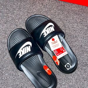 black nike victori one slides womens us 6